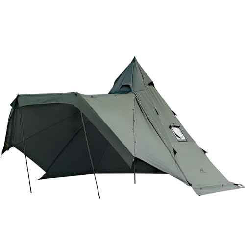 TOMOUNT Zelt Tipi Baumwolle Indianerzelt 2,8m...