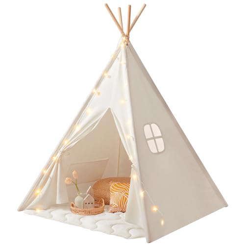 Tiny Land Tipi Zelt für Kinder, Drinnen und...
