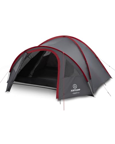 Justcamp Scott Campingzelt für 4 Personen,...