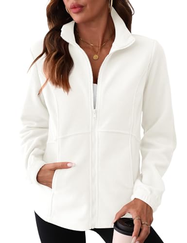 IECCP Fleecejacke Damen Durchgehender...