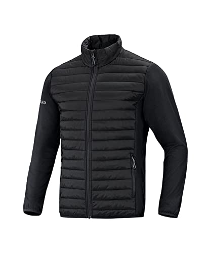 JAKO Herren Hybridjacke Premium, Schwarz, 3XL