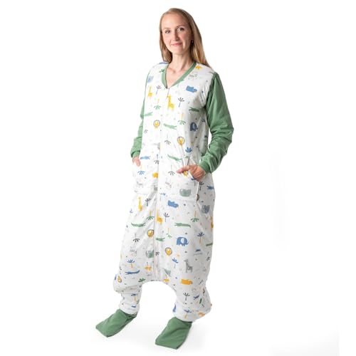 schlummersack Schlafsack mit Füßen für...