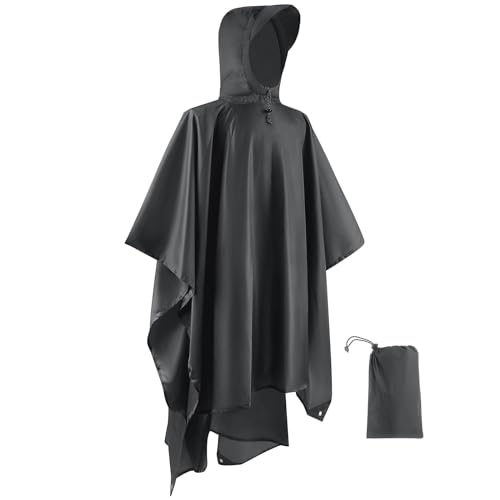 Opret Wasserdicht Regenponcho Damen Herren,...