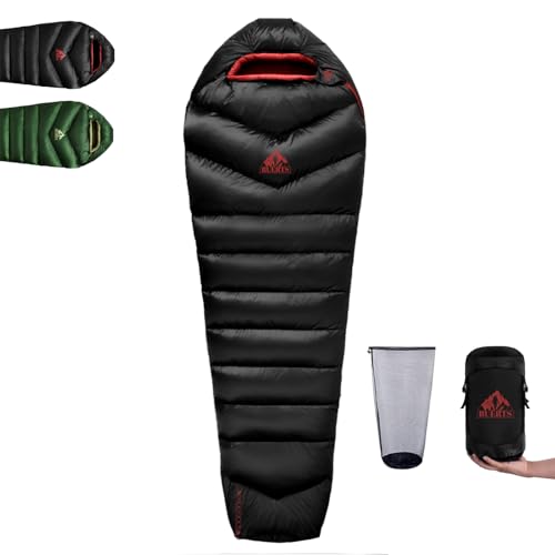 BUERTS Daunenschlafsack für den Winter –...