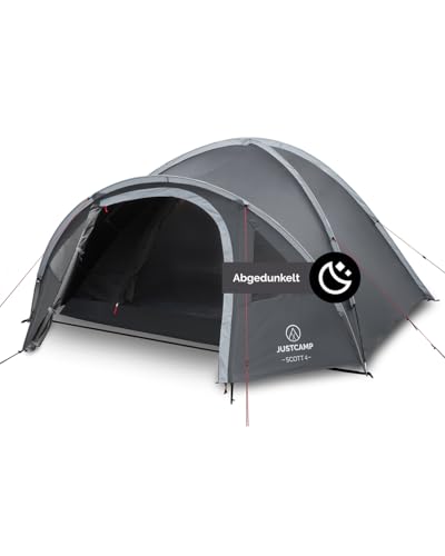 Justcamp Scott Campingzelt für 4 Personen,...