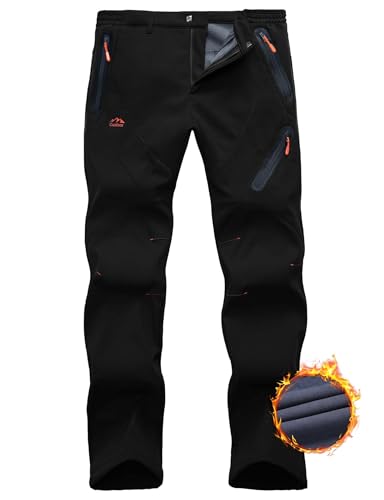 HFDWYJ Winter Softshellhose Herren Wanderhose...