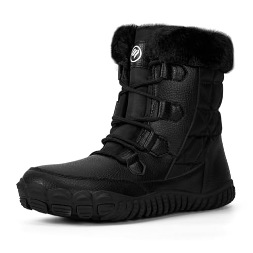 RUYI Winterstiefel Damen Warm Gefüttert...