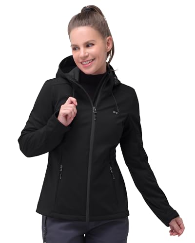 33,000ft Damen Softshelljacke Wasserdichte...