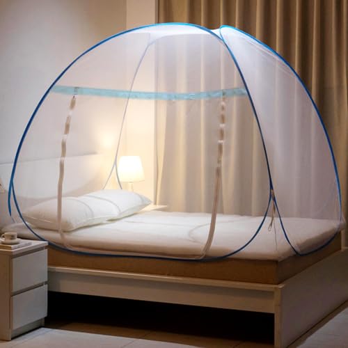 mizikuu Moskitonetz Bett, Pop up Doppeltür...