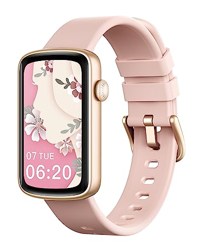 SHANG WING Smartwatch Damen Fitnessuhr Schmal...