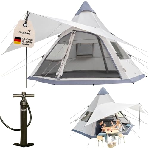 Skandika Luftzelt Tipi Hetta 460 Air Protect...