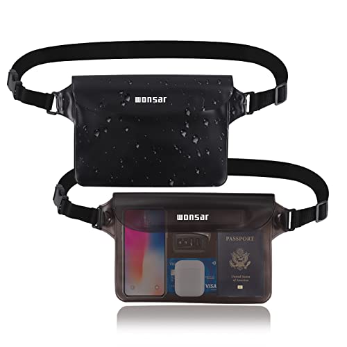 WONSAR 2 Stück wasserdichte Tasche mit...