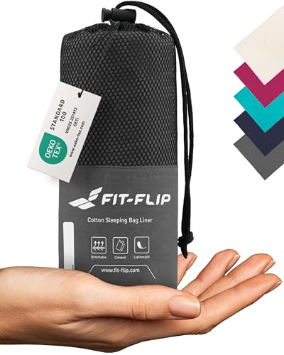 Fit-Flip Hüttenschlafsack Baumwolle -...