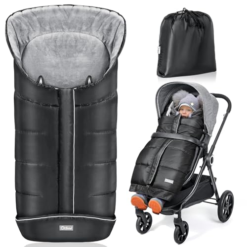 Orzbow Fußsack Kinderwagen Winter, Fußsack...