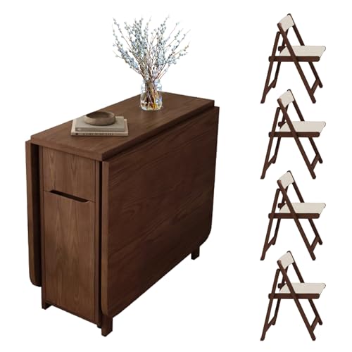 CLXRZM 150cm Esstisch klappbar Set,...