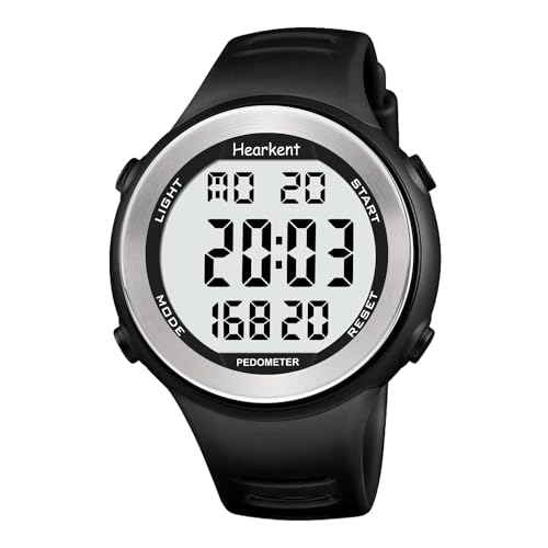 Hearkent wasserdichte Schrittzähler-Uhr für...