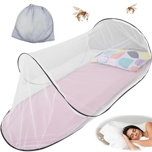 Pop Up Moskitonetz Bett, 200 x 80 x 56 cm...
