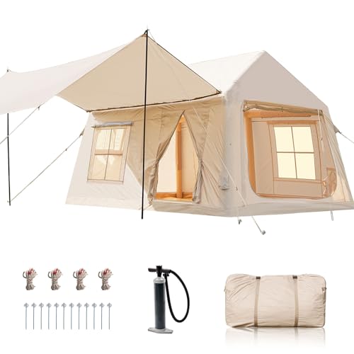 Ytaoeo Aufblasbares Zelt mit Vordach Outdoor...