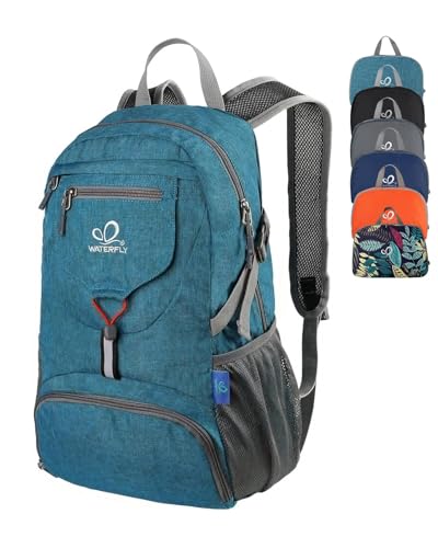 WATERFLY Ultraleicht Faltbar Klein Rucksack:...