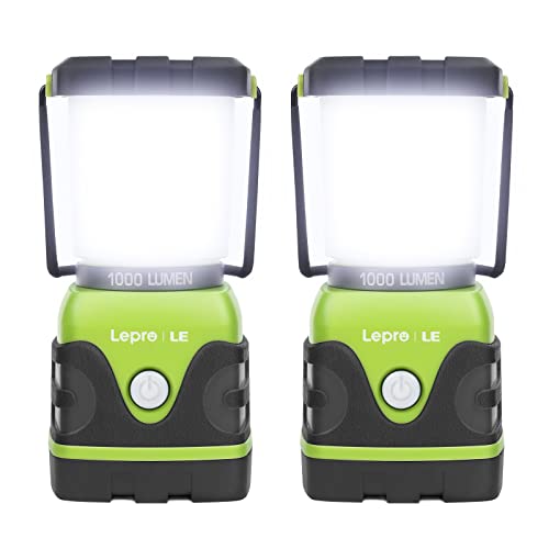 LE LED Campinglampe, Ultra Hell 1000 Lumen, 4...