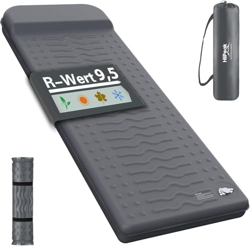 HiiPeak Isomatte R-Wert 9,5, Camping Matratze...