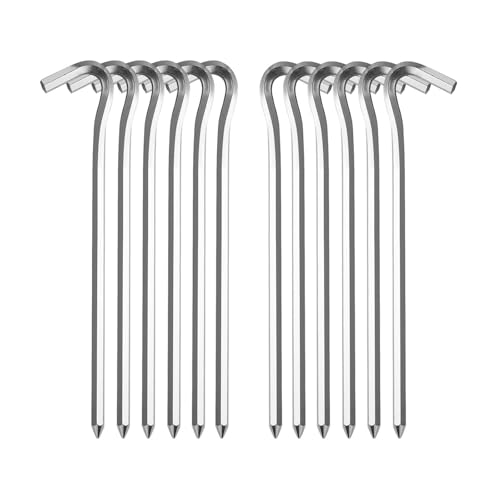 12 Stück Zeltheringe,heringe Zelt,Lange und...