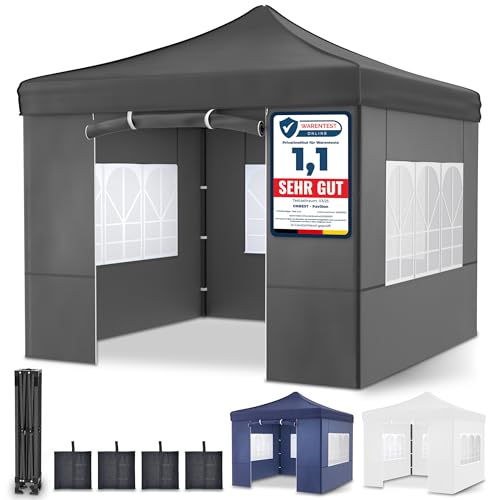 ONBEST Pavillon – 3x3m – Großer Eingang...