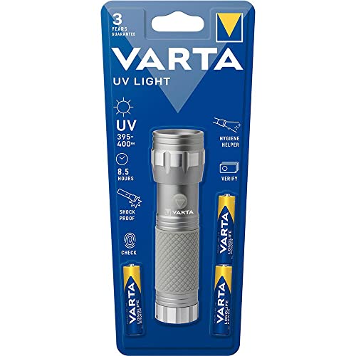 VARTA UV Taschenlampe LED inkl. 3x AAA...