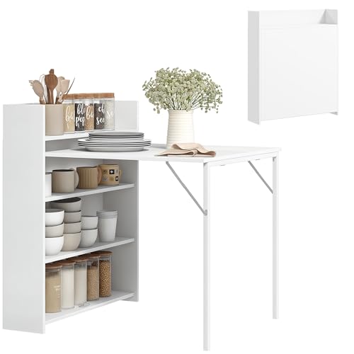 HOMCOM Esstisch Klappbar Küchentisch für 3...