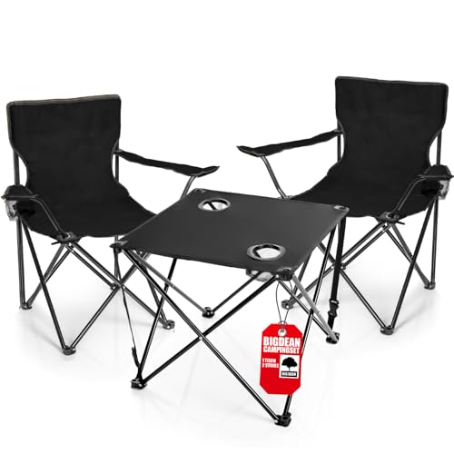 BigDean 2 Stück Campingstühle &...