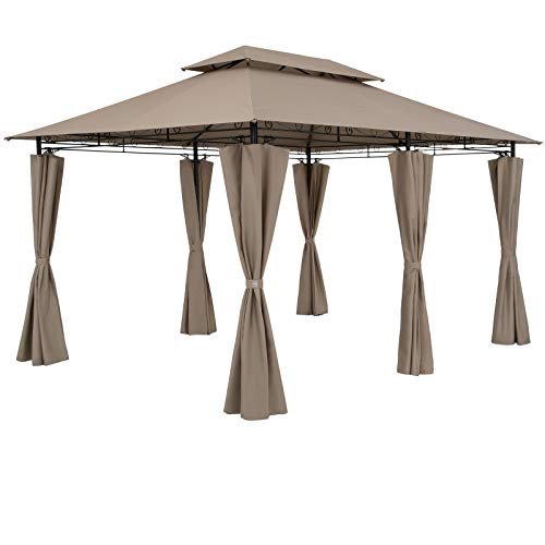 CASARIA® Pavillon Topas 3x4m Metall...