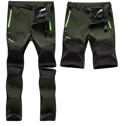 SANMIO Herren Wanderhose Zip Off Atmungsaktiv...
