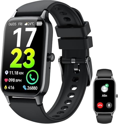 Smartwatch Herren Damen, 1,57' HD Fitnessuhr...