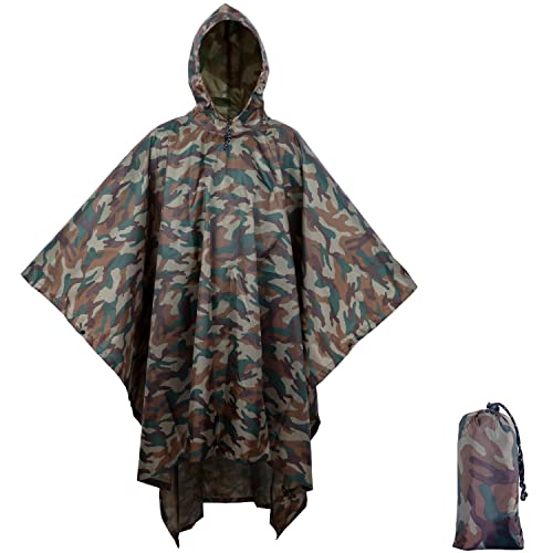 BALIGO 3-in-1 Mehrzweck Regenponcho...