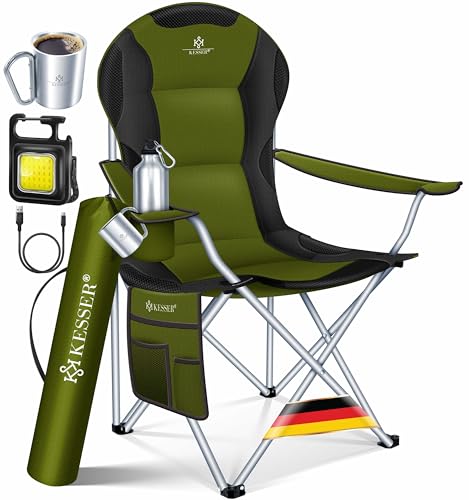 KESSER® Campingstuhl faltbar bis 150 kg...