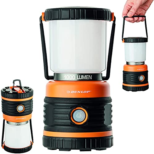 DUNLOP Outdoor Camping Leuchte LED | 1000...