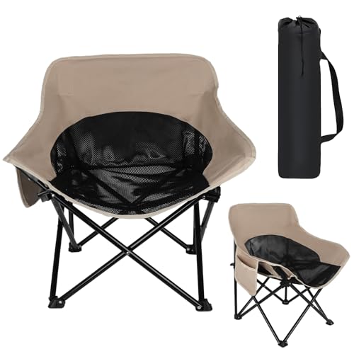 Bindokun Campingstuhl Faltbar 150 kg,...