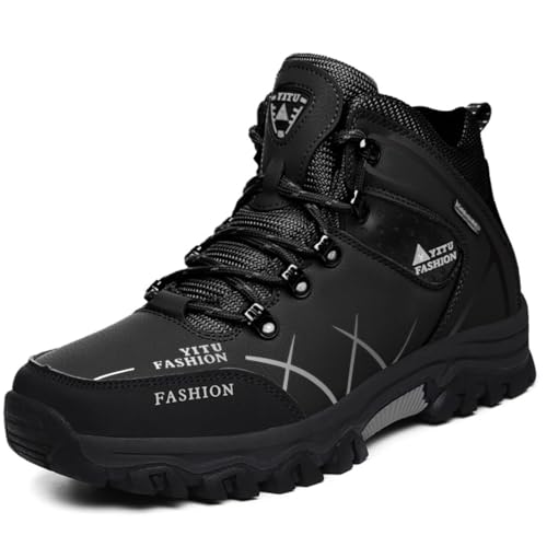 Littleplum Herren Wanderschuhe mit Warm...