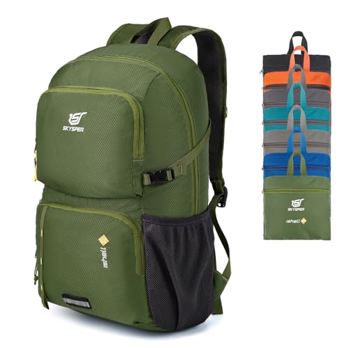 SKYSPER Ultraleichter Faltbarer Rucksack mit...