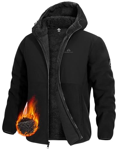 Pioneer Camp Sherpa Jacke Herren mit Kapuze...