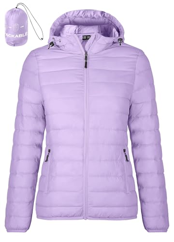 Zdoynto Steppjacke Damen Leichte Daunenjacke...