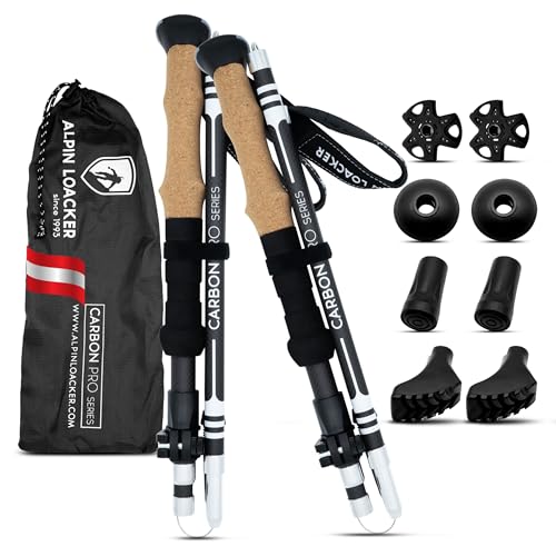 ALPIN LOACKER Wanderstöcke faltbar Carbon...