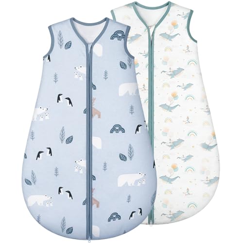 Yukkidds 2er Pack Schlafsack Baby 1.5 TOG,...