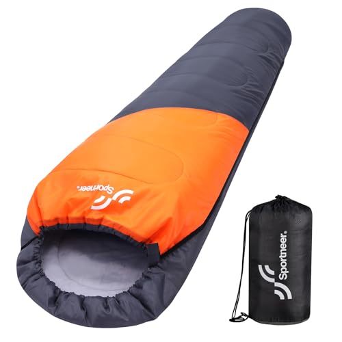 Sportneer Schlafsack Sommer Mumienschlafsack...