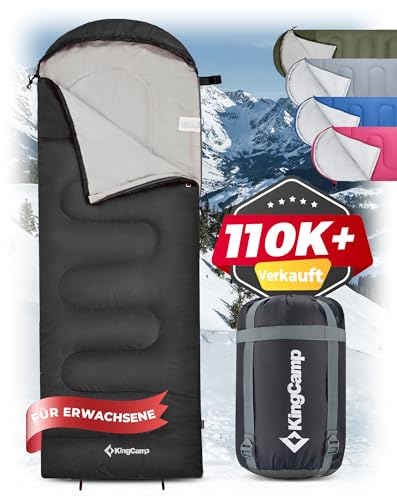 KingCamp Schlafsack Deckenschlafsack Camping...
