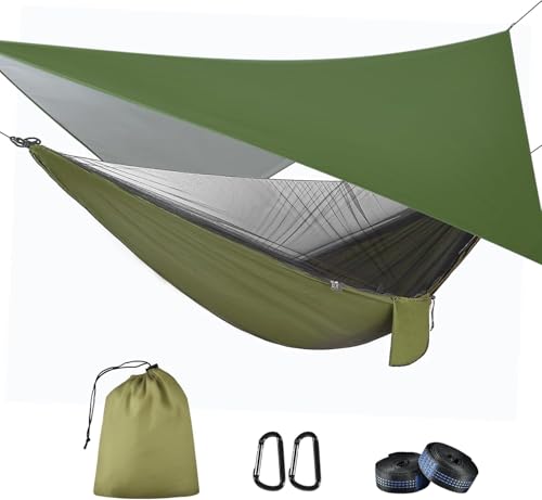OTraki Hängematte Outdoor mit Tarp...
