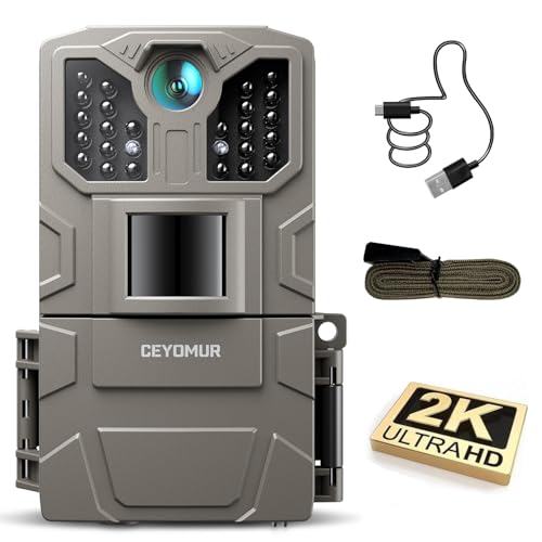 CEYOMUR Wildkamera, 850nm IR LEDs Wildkamera...