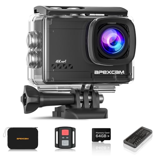 Apexcam M80Air mit 64G Karte Action Cam...