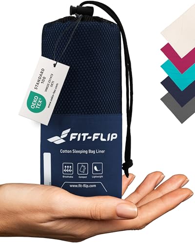 Fit-Flip Hüttenschlafsack Baumwolle -...