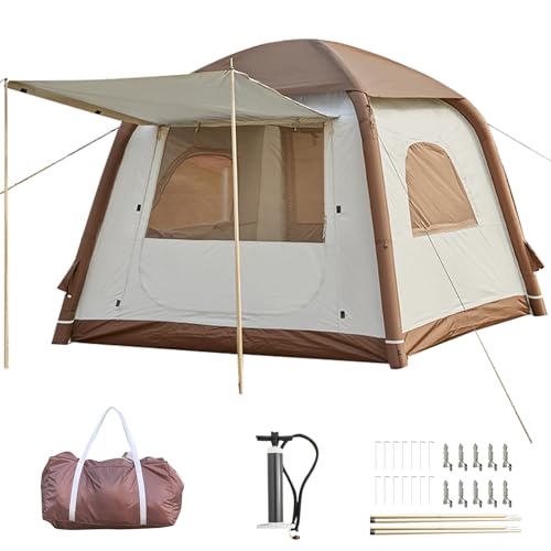 Aufblasbares Campingzelt Hüttenzelt, 2-4...